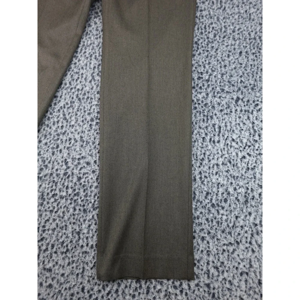 Lauren Ralph Lauren Dress Pants Mens 32W x 32L Olive Green Flat Front Stretch